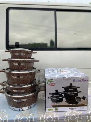 10-Piece Queen Time Non-Stick Granite Cookware Set