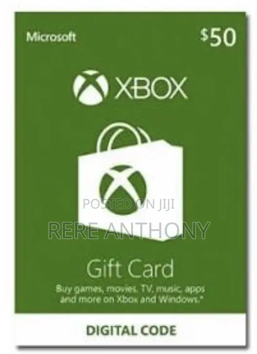 $50 Xbox Live Gift Card (US Region)