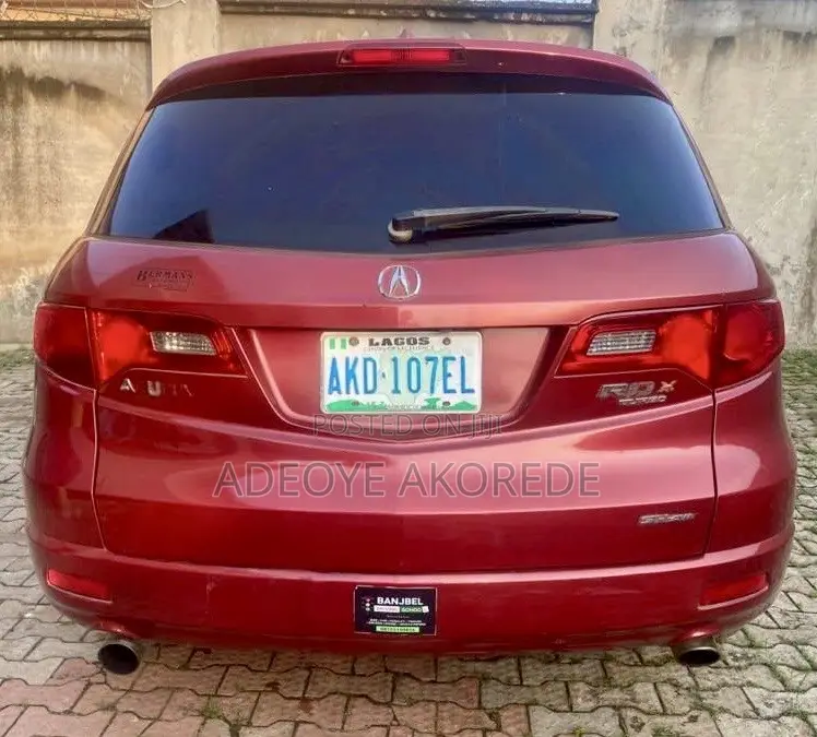Acura RDX Automatic 2008 Red