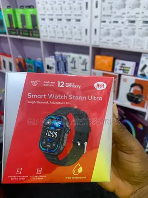 Itel Smart Watch Storm Ultra - 2.02" HD Display (IP68 Waterproof)