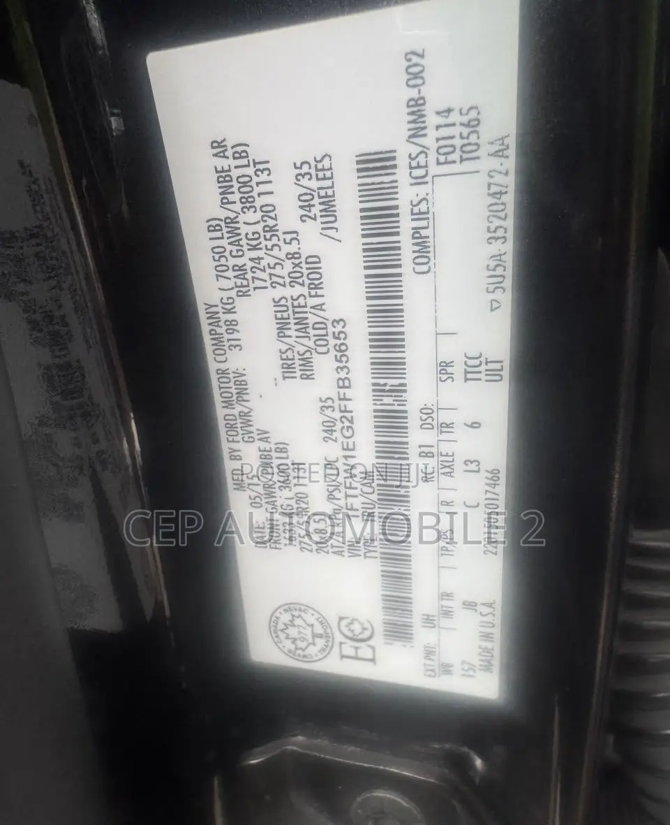 Ford F-150 2015 Black