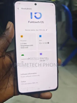 Vivo V30 Lite 256 GB Graphite