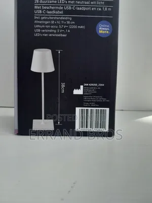 Rechargeable/Wireless Bedside Table Lamp