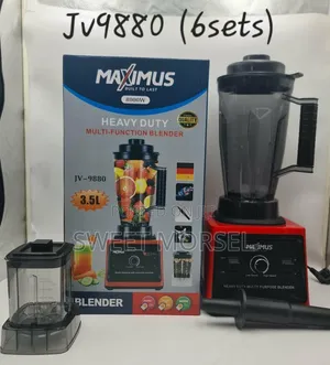 Maximus 8000watts Heavy-Duty Blender With 3.5-Liter Jar.