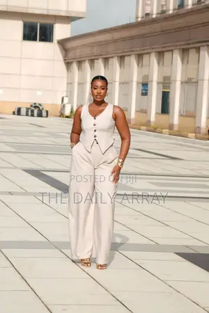 Beige Two Piece