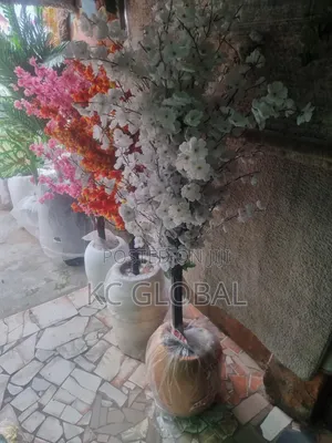 Rose Flower Tree and Vase Available
