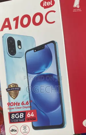 New Itel A100C 64 GB Black