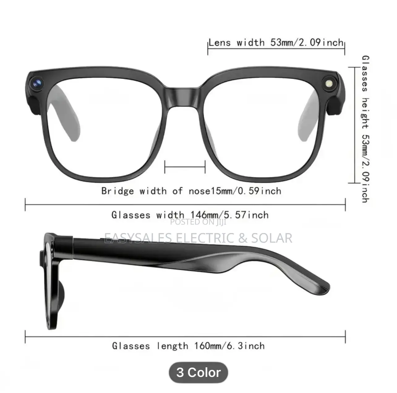 AI Smart Camera Glasses