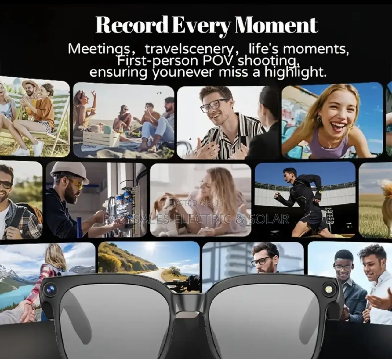 AI Smart Camera Glasses