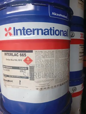 New AkzoNobel Interlac 665 Blue Paint