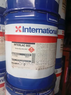 New AkzoNobel Interlac 665 Blue Paint