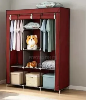 Portable Fabric Wardrobe Closet Large Multi-Compartment Storage