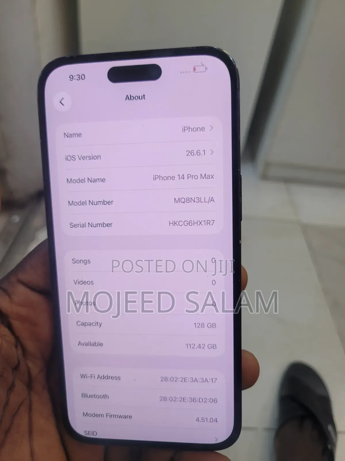 Apple iPhone 14 Pro Max 128 GB Black