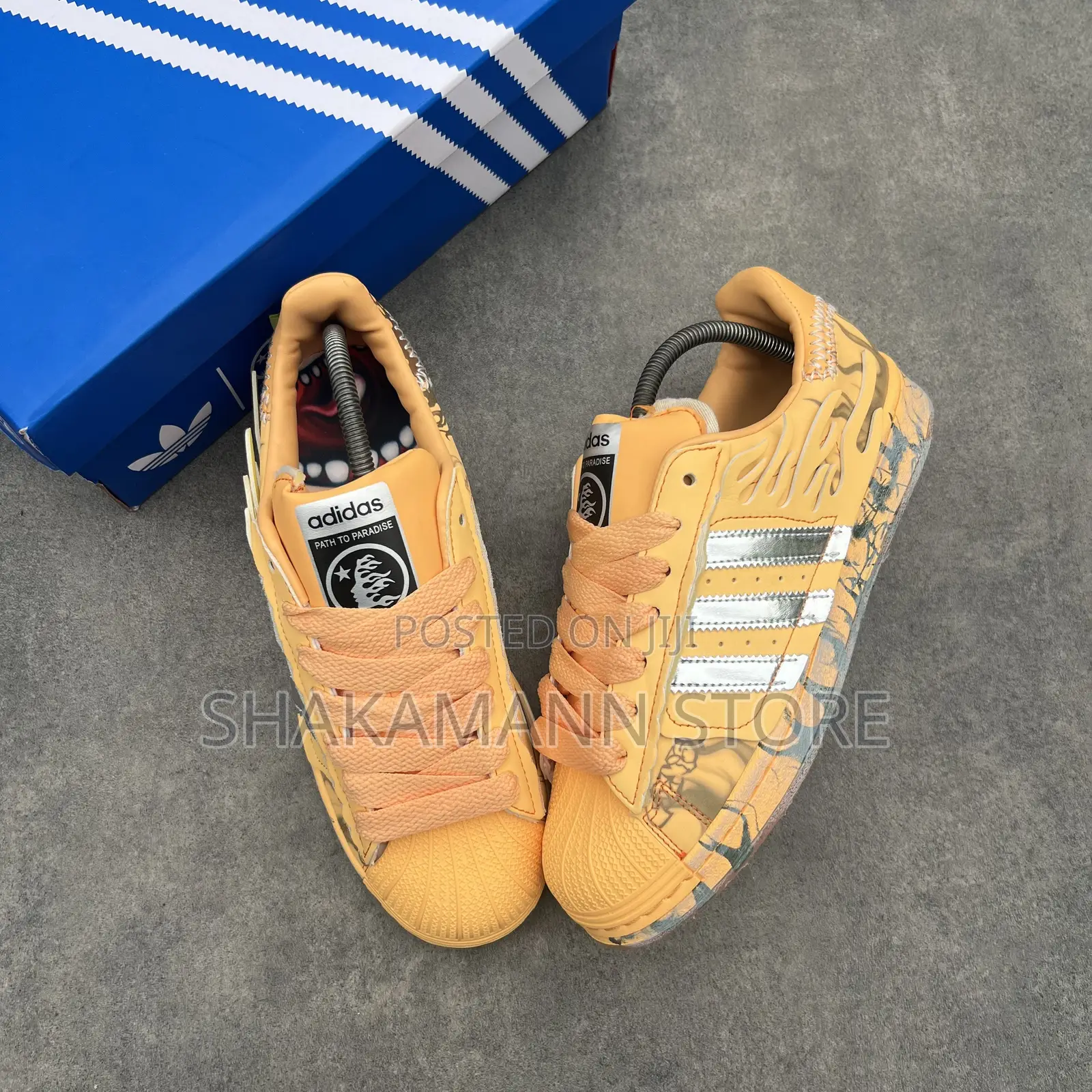 Original Adidas Hellstar Hezy Orange