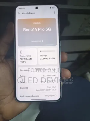 Oppo Reno14 Pro 5G 512 GB White
