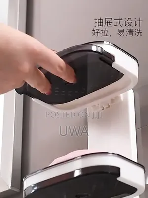 Double-Layer Wall-Mounted Soap Dish Holder (Punch-Free)