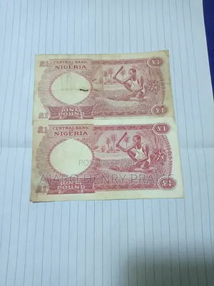 Rare 1967 Nigeria One Pound Banknote Original
