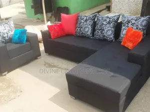 Beautiful Made 7 Seaters L Shape Sofa and Pillows