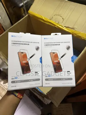 Kuzoom Anti- Scratch Clear Screen Protector for iPhone Duo