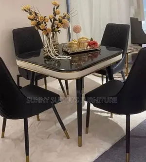 4 Seater Marble Dining Set