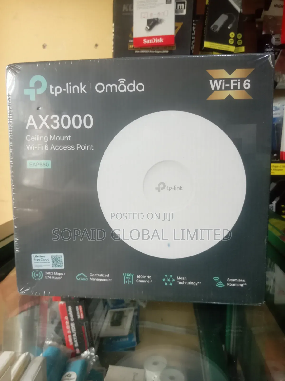 TP-Link Omada AX3000 Wi-Fi 6 Access Point (EAP650)