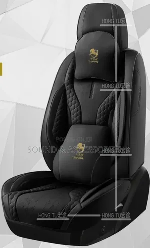 Car Luxury 11d High Quality Black Fullcover Universal Ht1215 Seatcover