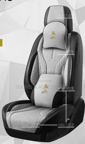 Car Luxury 11d High Quality Black+grey Full Cover Ht1215 Seatcover