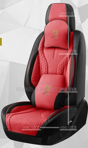 Car Luxury 11d High Quality Black+red Full Universal Ht1215 Seatcover