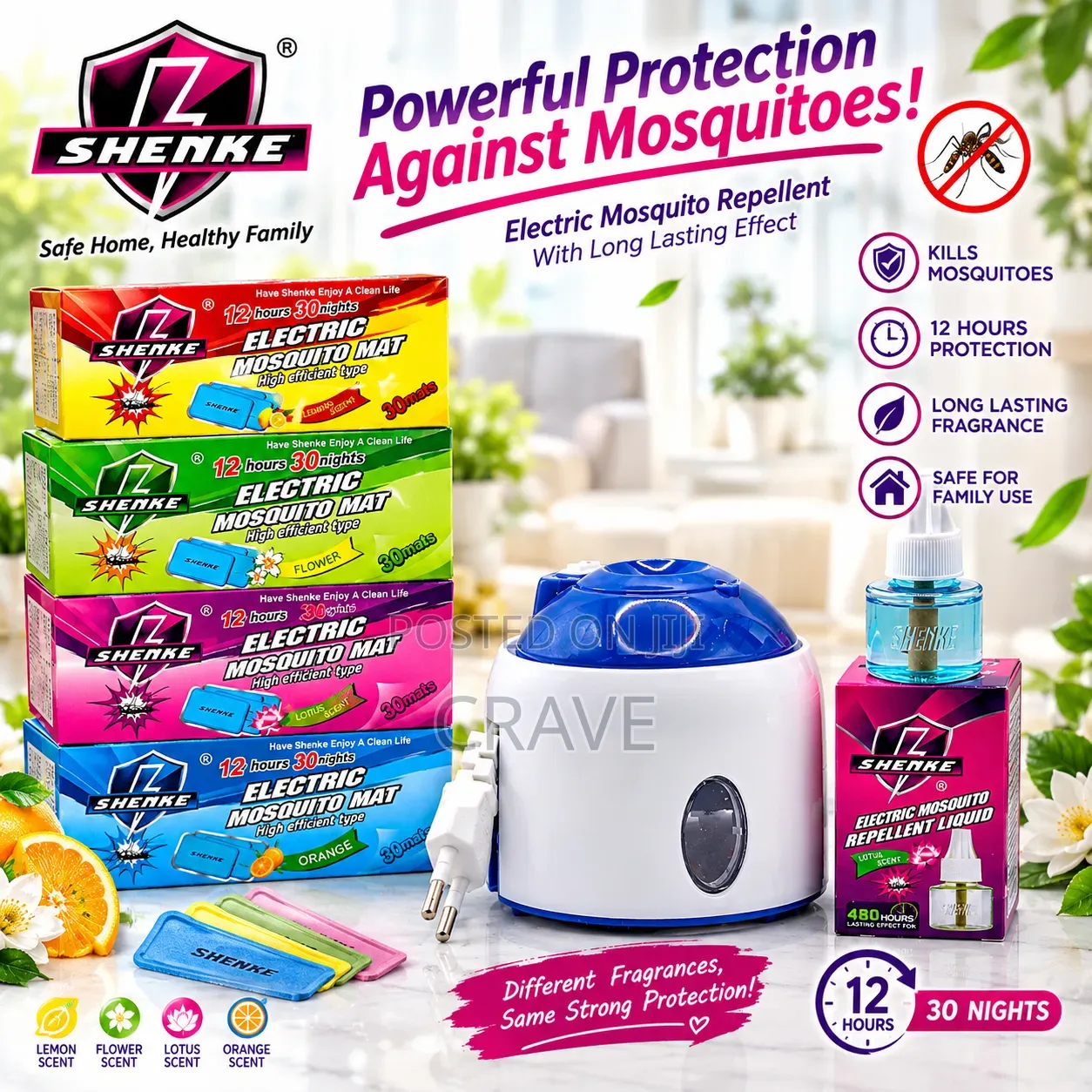 SHENKE Electric Mosquito Repellent