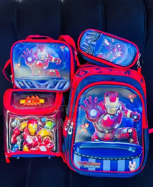 Ironman Backpack and Lunch Box 4 in 1