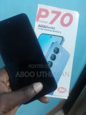 Itel P70 64 GB Black