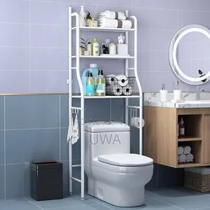 Freestanding Multi-Layer Bathroom Rack Over WC/Washing Machine