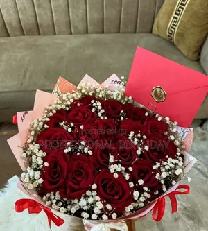 Roses and Baby Breath. Lagos