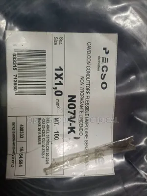 Pacso 1mm Single Black Flex Wire