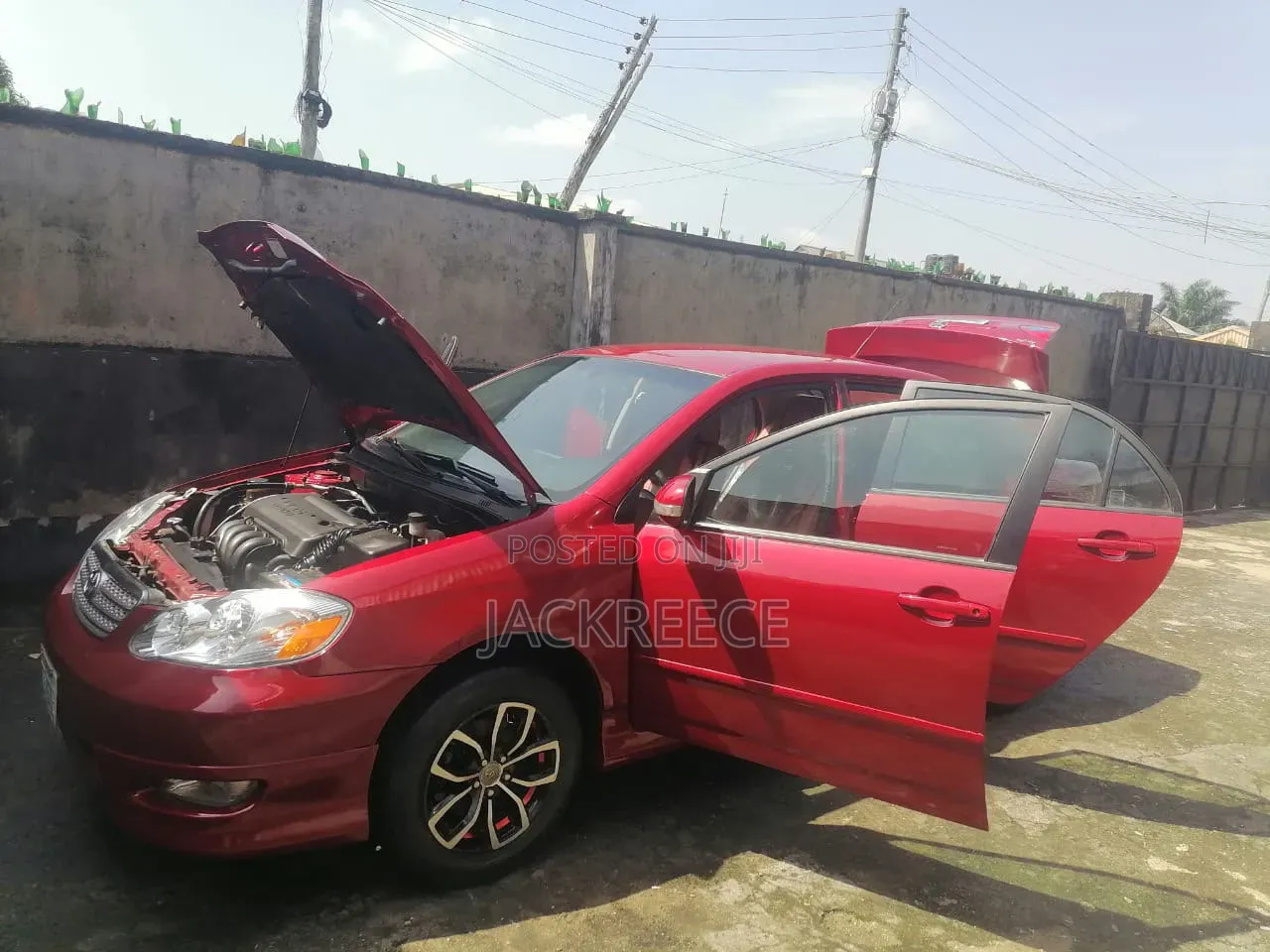 Toyota Corolla 2005 Red