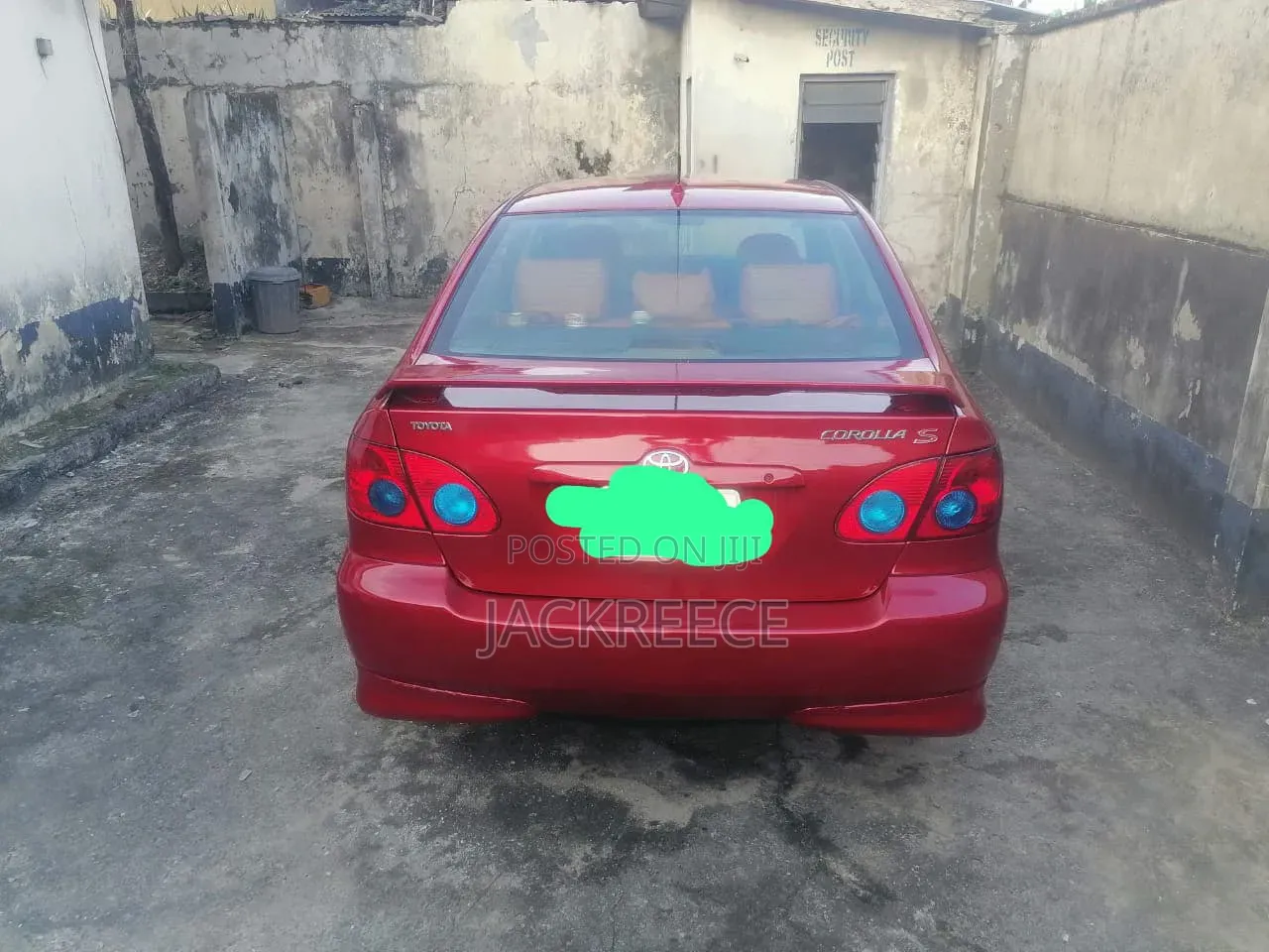 Toyota Corolla 2005 Red