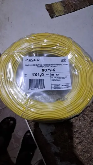 Pacso 1mm Single Flex Yellow Wire