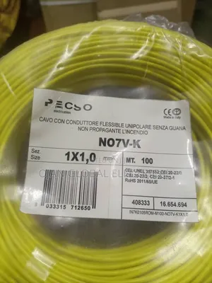 Pacso 1mm Single Flex Yellow Wire