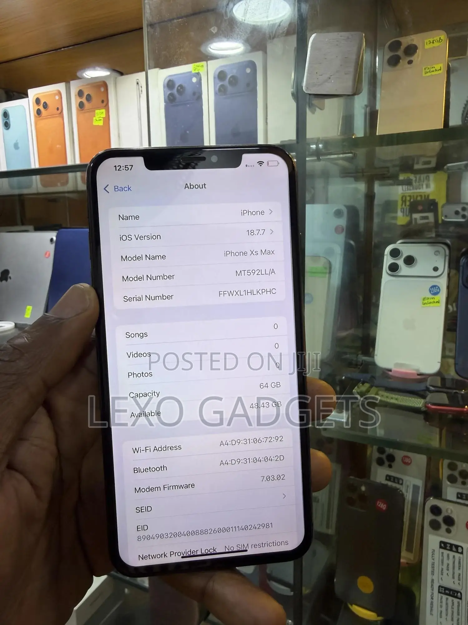 Apple iPhone XS Max 64 GB Black
