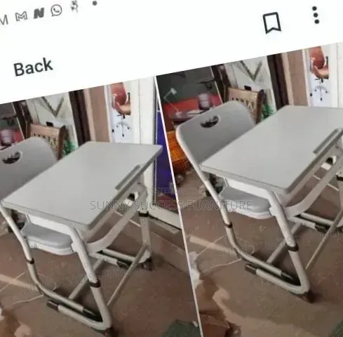 Foldable Reading Table and Chair