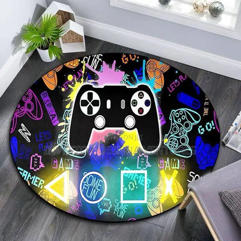 Round KAWS Inspired Area Rugs