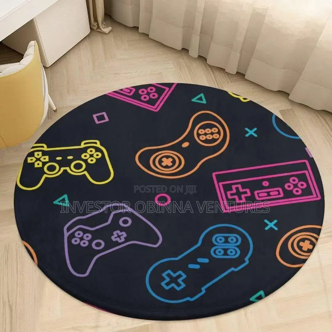 Round KAWS Inspired Area Rugs