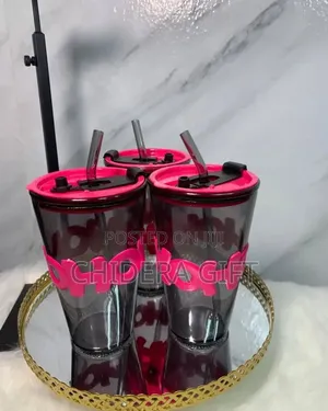 Hoho Glass Cup With Straw – Leakproof Drinking Cup