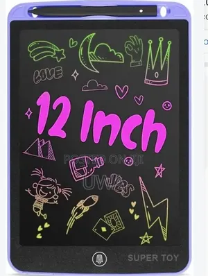 12-Inch Colorful LCD Writing Drawing Tablet for Kids