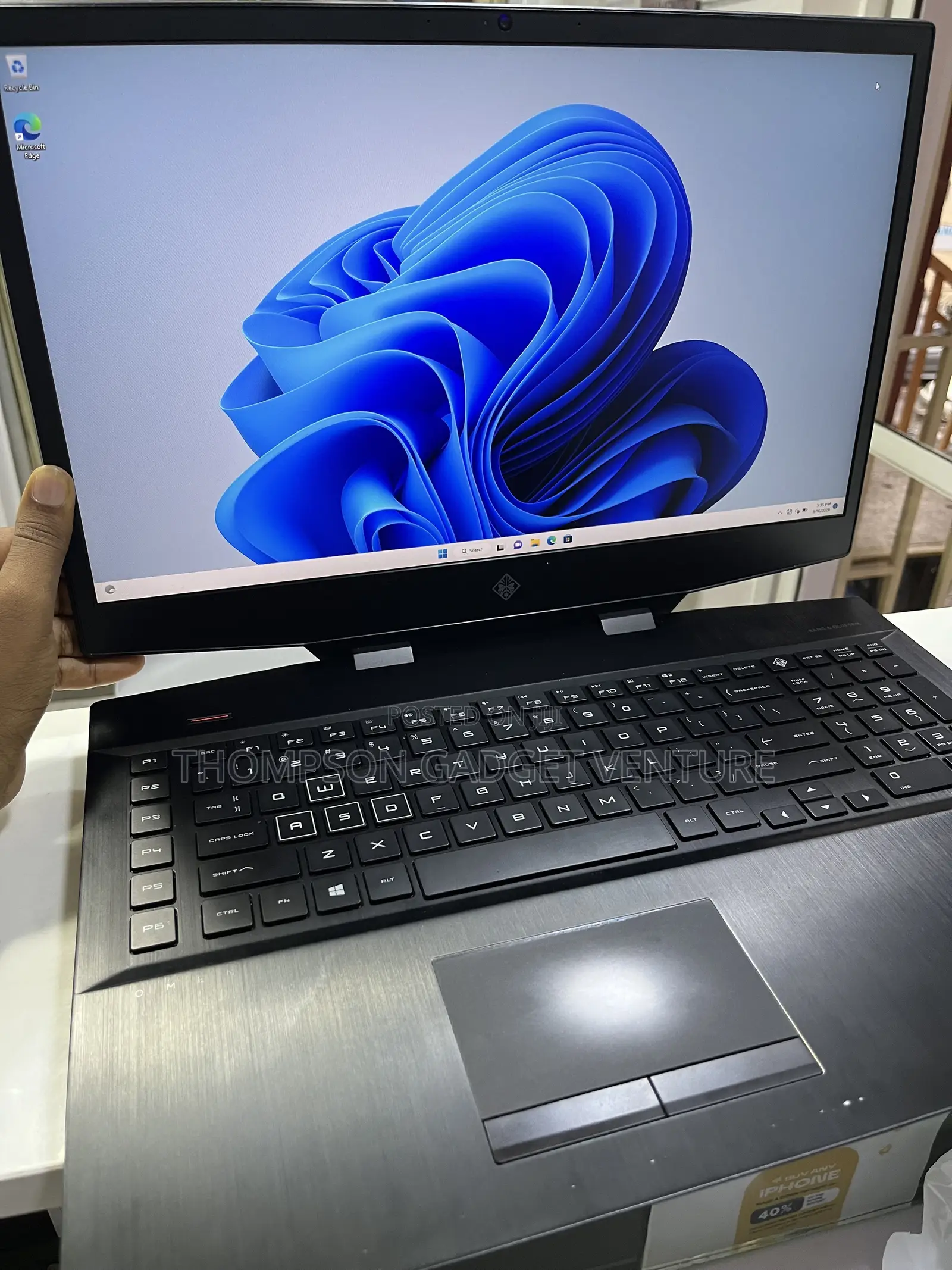 Laptop HP Omen 17 16GB Intel Core i7 SSD 512GB
