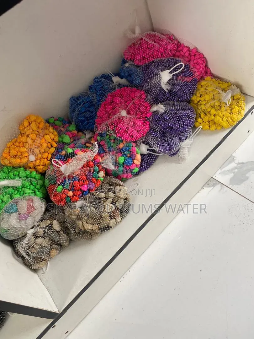 Color Stone, Pebbles and Shells