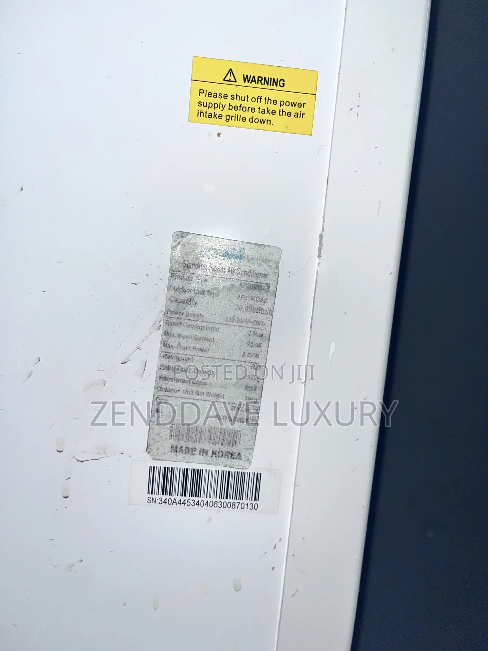 Samsung Standing AIR CONDITION