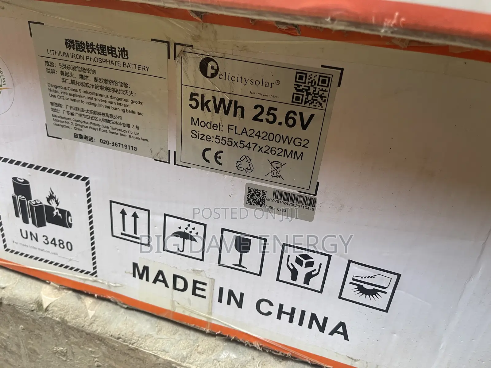 Felicty 5kw 24v Lithuim Battery