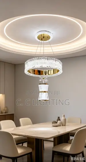 Modern Crystal Chandelier Living Room Ceiling Chandelie