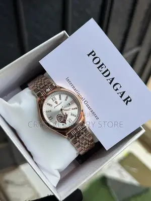 Poedagar Quality Ladies Chain Strap Wristwatch